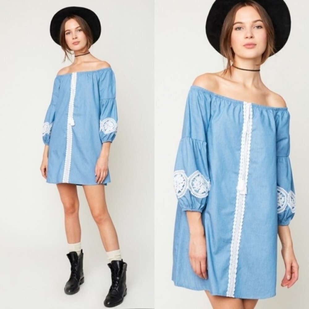 BOHO BEAUTY Women Denim Dress